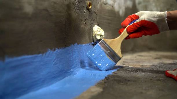Commercial Waterproofing project at a Manchester, PA business property by SJ Waterproofing Pros